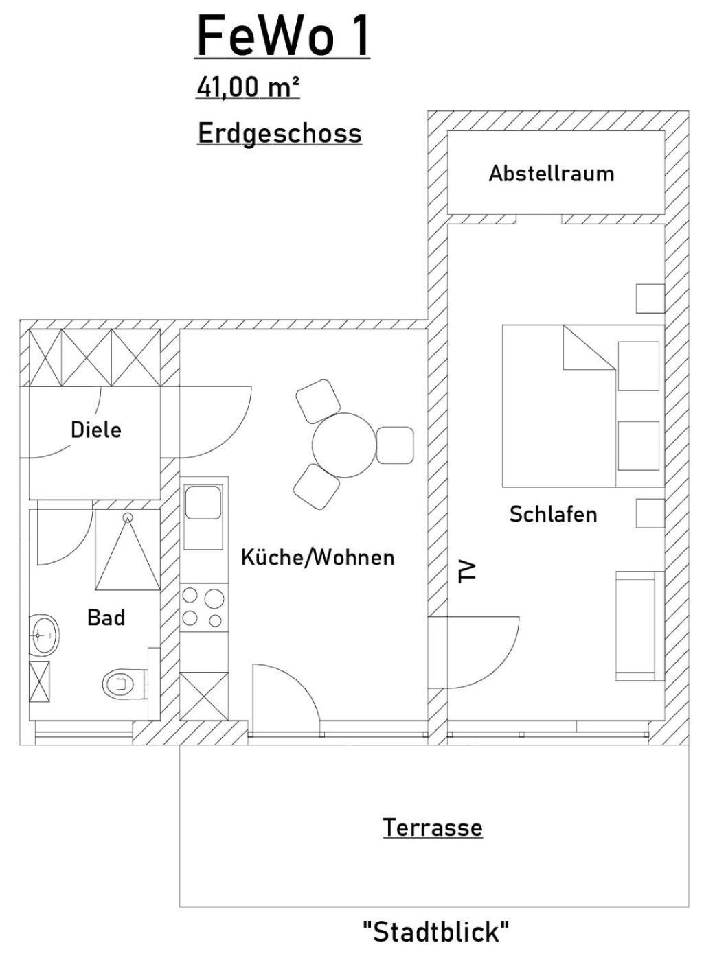 Ferienwohnungen Petrisberg Treviri Camera foto